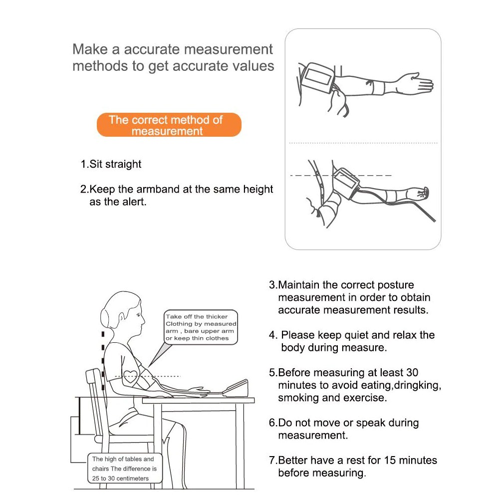 Pengukur Tekanan Darah Tensi Voice Arm Blood Pressure Monitor LCD USB