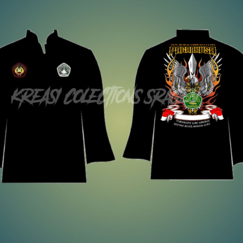 Sakral bordir pagar nusa motif Garuda