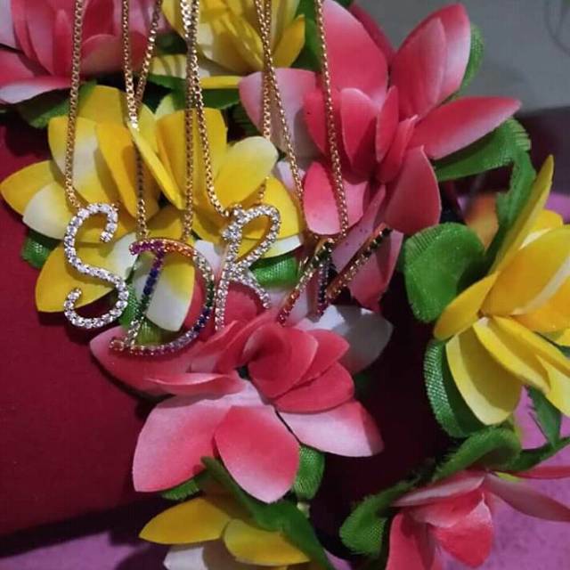 Kalung Huruf Carendeloano alphastar/ kalung huruf xuping/ kalung nama / kalung murah / kalung wanita