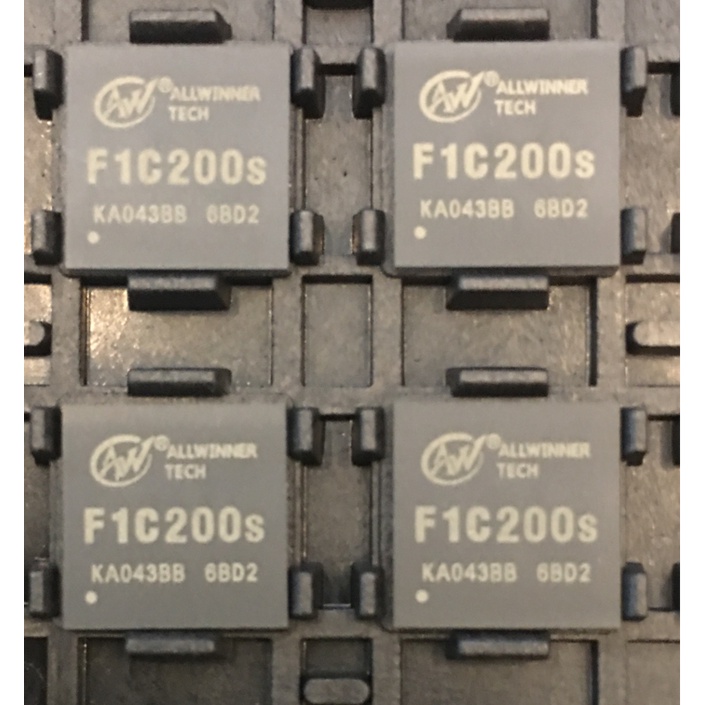 1pc Sparepart Komponen Elektronik Chip Kontrol Utama Original F1C100S / F1C200S ALLWINNER ARM9 Struktur QFN-88