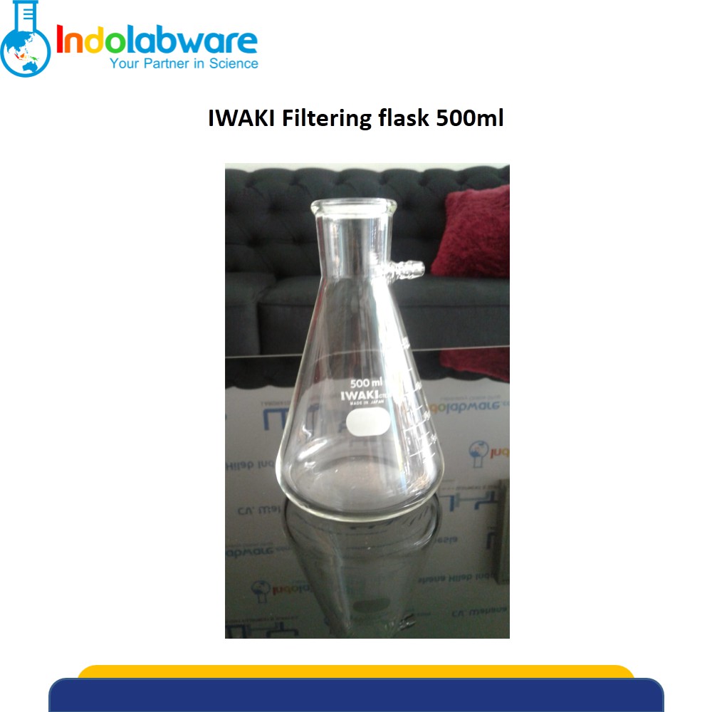 Jual IWAKI Filtering flask 500ml Shopee Indonesia