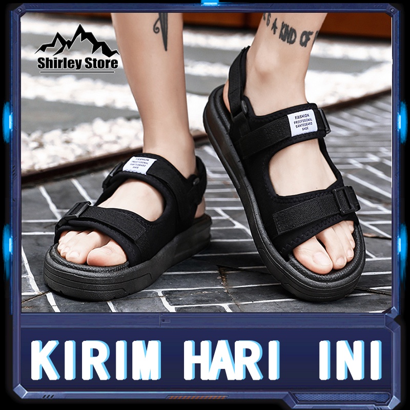 [COD &amp; Kirim Hari ini]  Sandal Gunung Pria Sendal Pria Kakinien Sandal Pria Sendal Fashion Pria Sendal Kasual Pria Sendal Gunung Pria Sendal Cowok Kekinian Sendal Pria Sol Lembut Tidak Licin Sepatu Sandal Pria Sendal Pria Casual