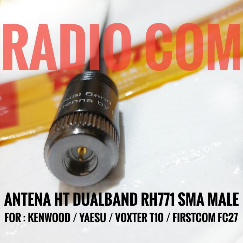 ANTENA HT KENWOOD TH255A TH K20A TH YAESU VX6R FC27 VOXTER T10 UV888 RH771 SMA MALE DUALBAND PECUT