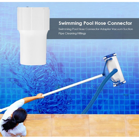 Swimming Pool Hose Connector Adapter Vacuum Suction Pipe Cleaning