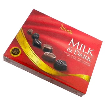 

Coklat Alfredo Milk & Dark Box 110gr