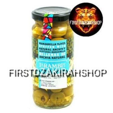 

La rambla manzanilla with natural anchovy 130gr