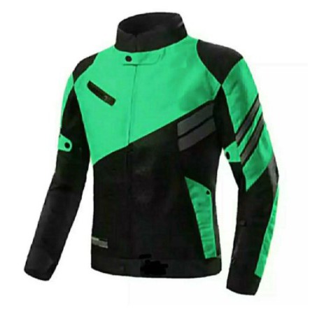 Jaket Motor Touring/Racing Variasi Kedap Angin Taslan Double Strip (Waterproof)