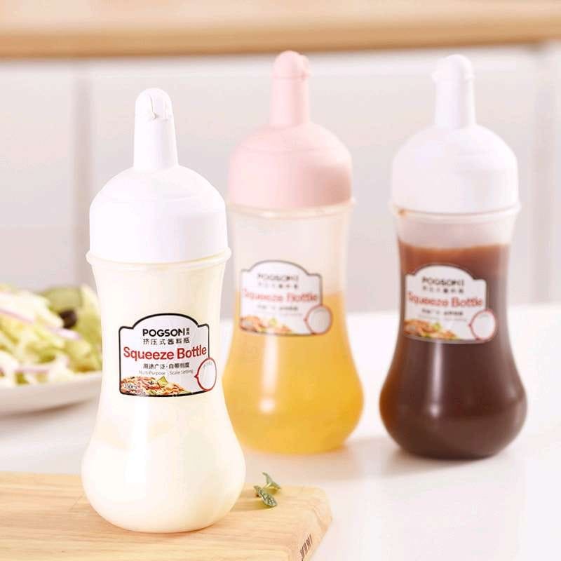 Squeeze Bottle Botol Saos Kecap Model Remas Anti Bocor