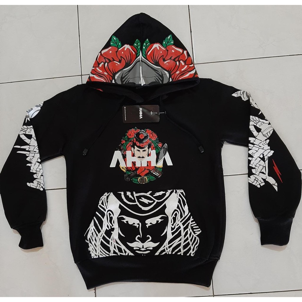 Sweater Jaket AHHA Rhino Hoodie Aank Usia 6-12 Tahun