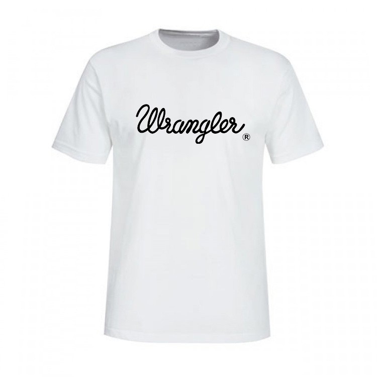 Kaos Wrangler | Kaos Pria | Putih | KWPH - 002