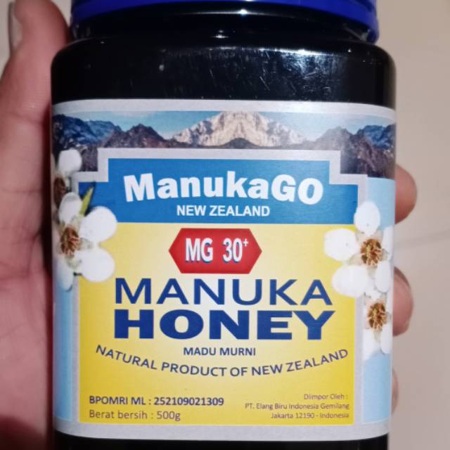 

Manuka Go MGO 30+ (500gr) Madu Asli New Zealand Honey MG 30+