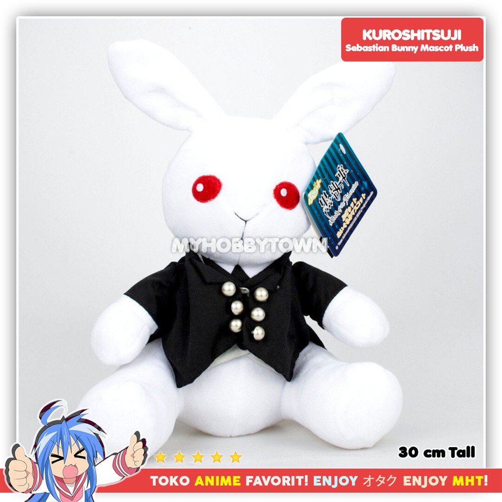 Boneka Anime Kuroshitsuji Black Butler - Sebastian Bunny Mascot