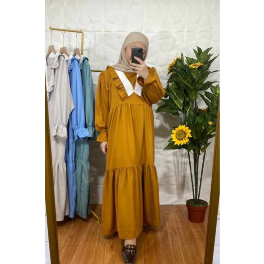 MIDI Polos Bahan Shakila Premium ORI by Ruang Gaya