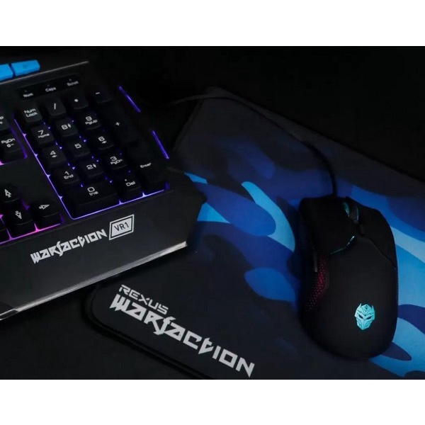 Keyboard Mouse Gaming Combo Rexus Warfaction VR1 - Bundle 3 in 1