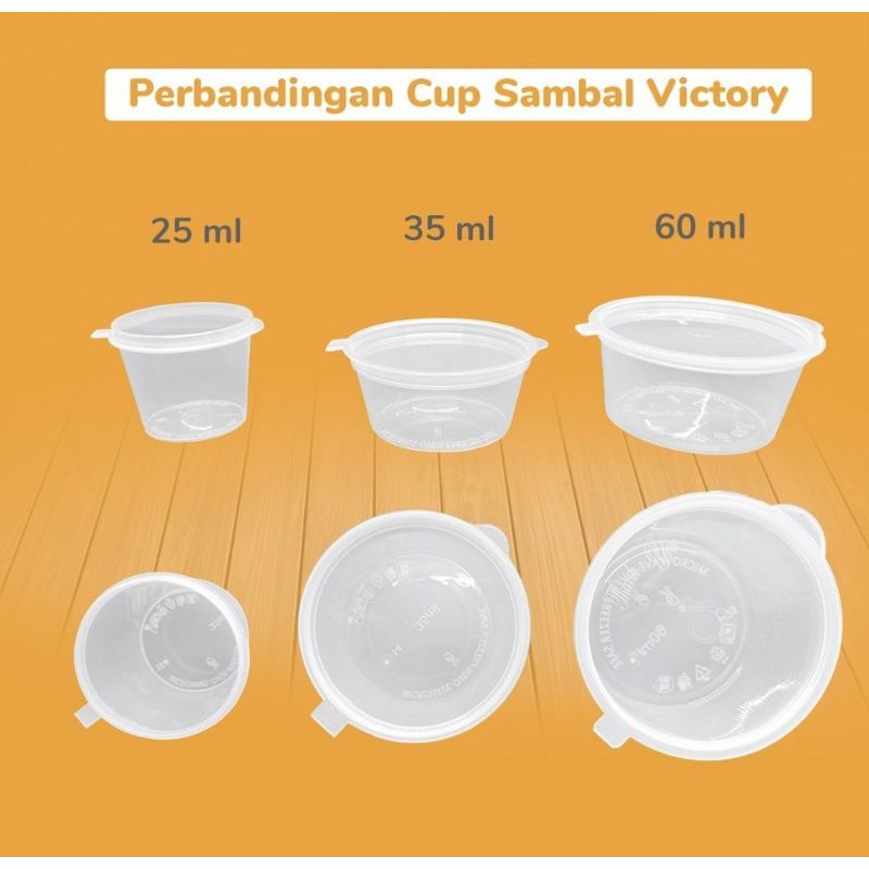 Cup Sambal Thinwall Sauce Cup 35 ml