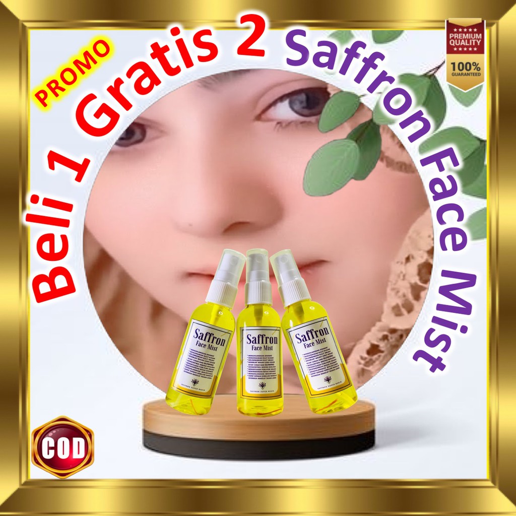 Safron Face Mist Organik Facemist Safron 60mll Safron Face Mist Premium FaceMist Saffron