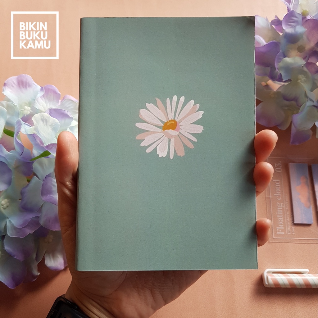 

[57gsm] A6 Notes Notebook Mini Saku Pocket Book Bookpaper Softcover Polos - Daisy Solo