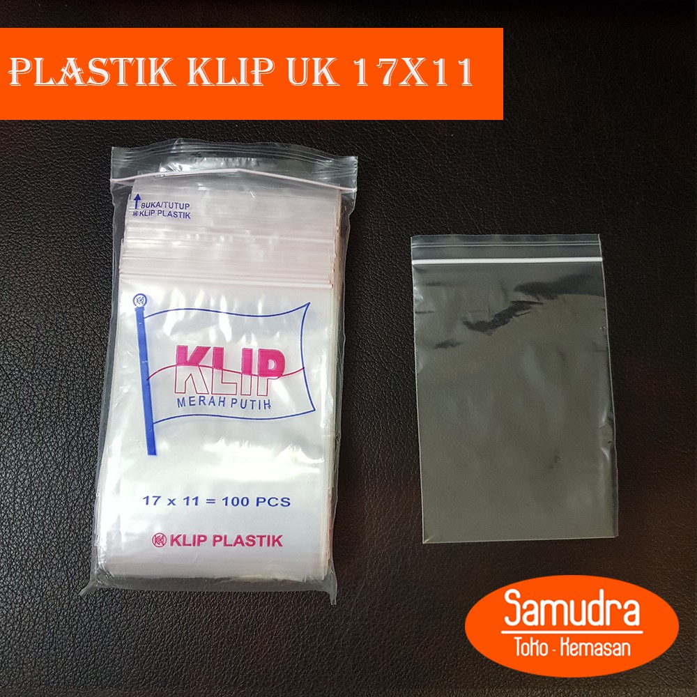 Jual Plastik Klip Uk 17x11 Cm 100pcs Plastik Sambal Saos Obat