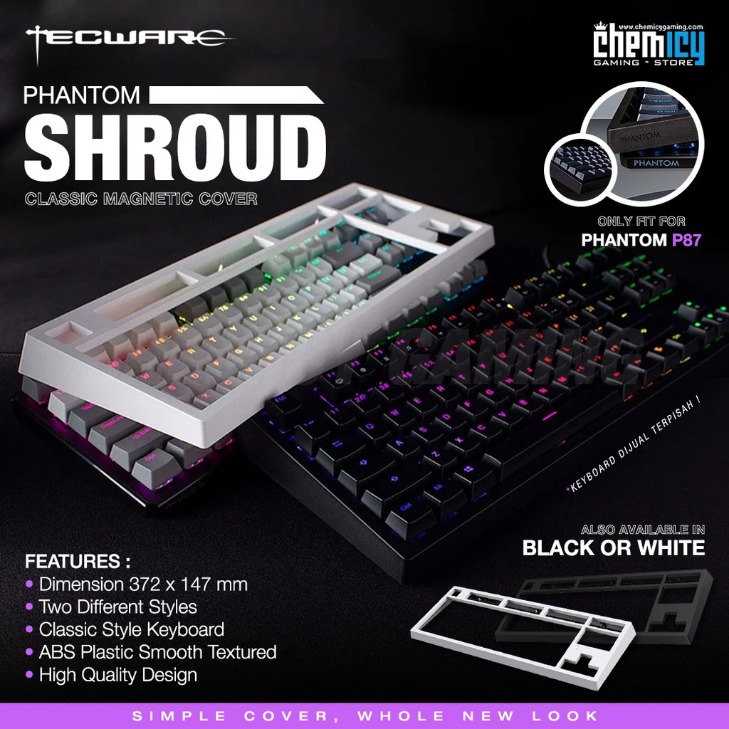 Tecware Phantom Shroud Magnetic Case / Casing Keyboard