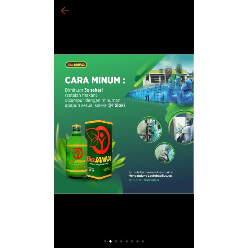 

BIOJANNA 330 ml/MINUMAN SEHAT