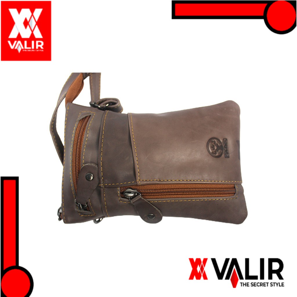 valir tas kulit asli pria garut  zayyan (kulit vintage)