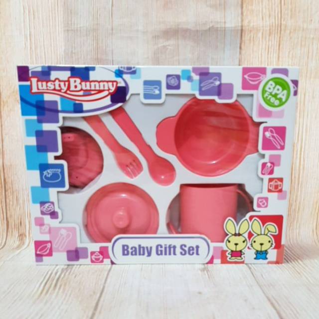 Lusty Bunny Baby Gift Set isi 5