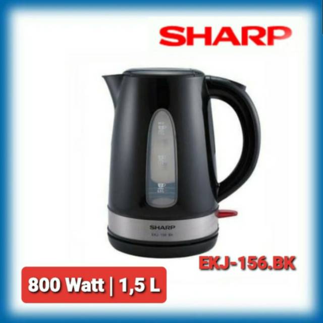 Kettle Listrik Sharp EKJ-156.BK | Pemanas Air Teko Listrik