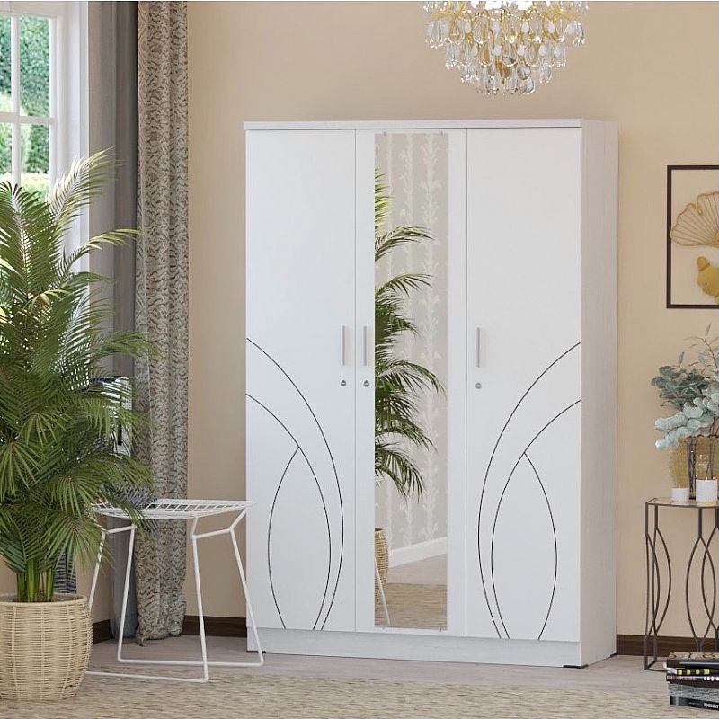 LEMARI 3 PINTU MATKENS (LP 3 KF MERLION)