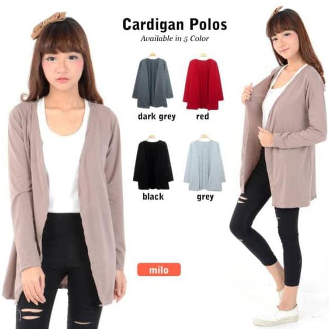 CARDIGAN LONG JUMBO WANITA
