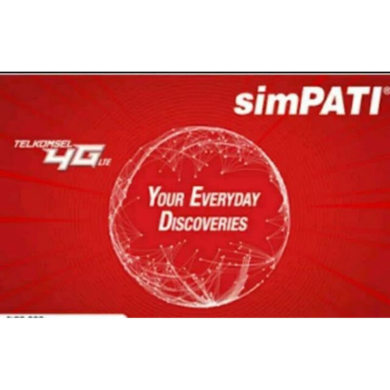 Kartu Perdana Simpati 3GB+4GB 4G Sim Card Simpati