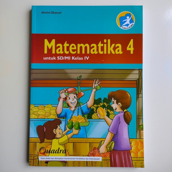 Buku Pelajaran Sekolah Buku MATEMATIKA kelas 4 SD MI QUADRA