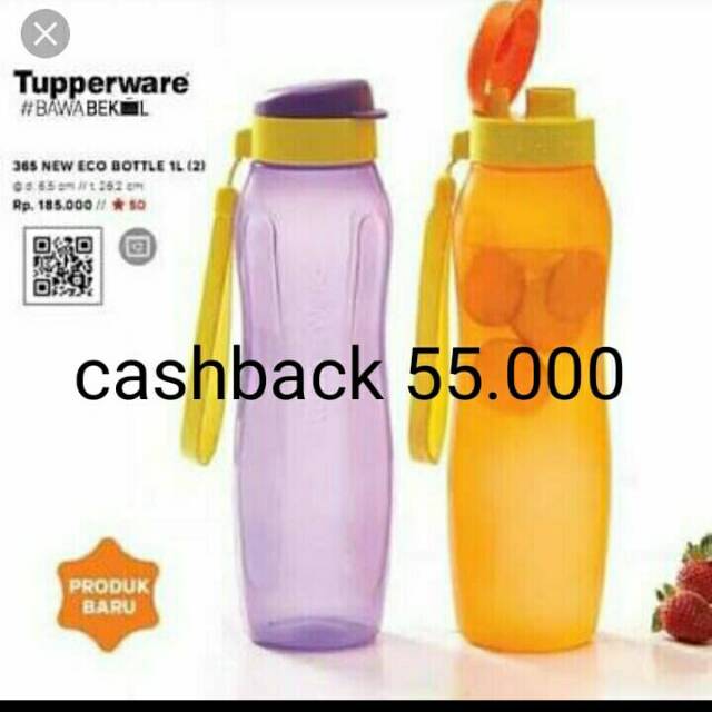 New eco bottle 1 l/ botol minum
