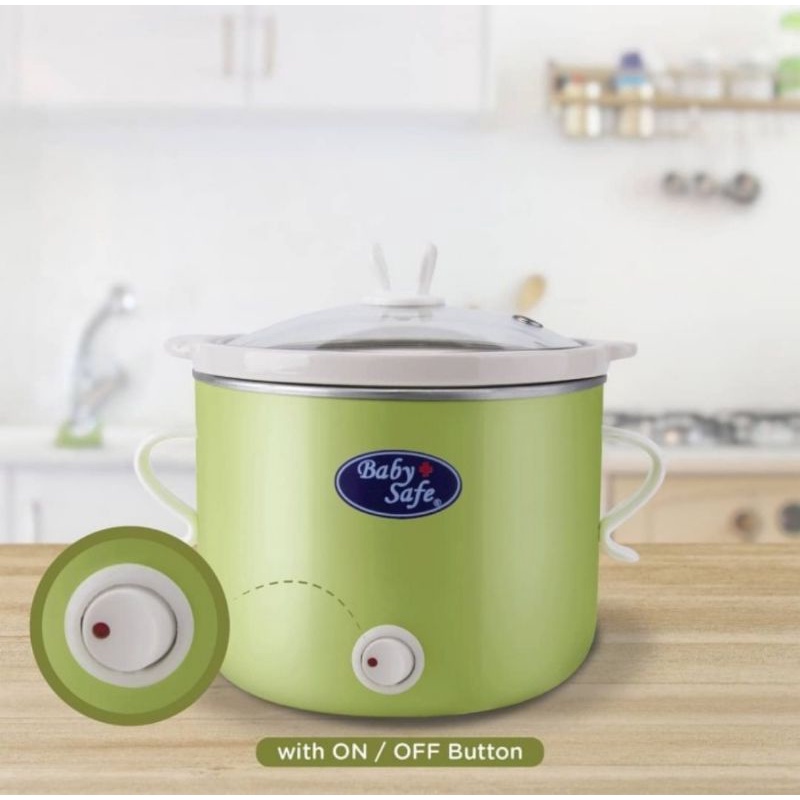 Baby Safe Slow Cooker 0.8 L (LB008)/Alat Masak Makanan Bayi