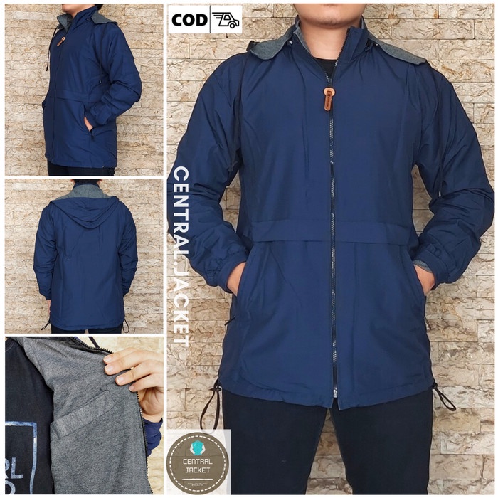 JAKET SEMI PARKA JUMBO - JAKET PRIA TASLAN MAYER