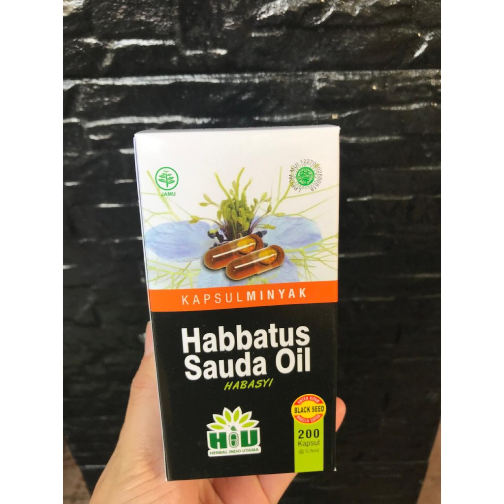 Habbatussauda Oil Habasyi HIU 200 Kapsul
