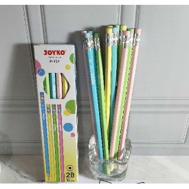 

(12pc) pensil Joyko 2B P-121 warna pastel