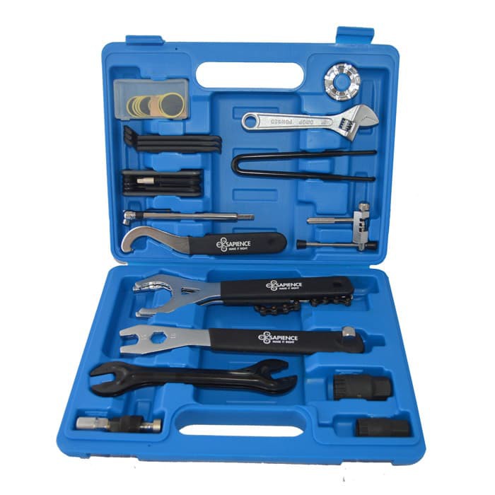 Sapience Set Lengkap Toolbox Kunci reparasi sepeda