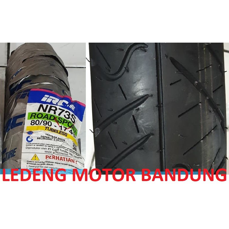 IRC 80/90-17 RX 01 Front Road Winner Ban Tubeless Motor Bebek