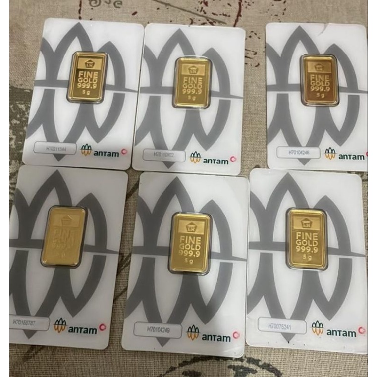 Antam 5gram Certycard Terbaru Redmark 2022