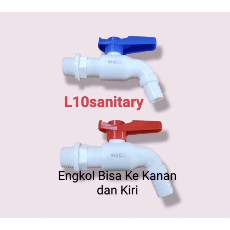 Kran Air PVC Taman Plastik Engkol / Kran Plastik ORACLE Murah