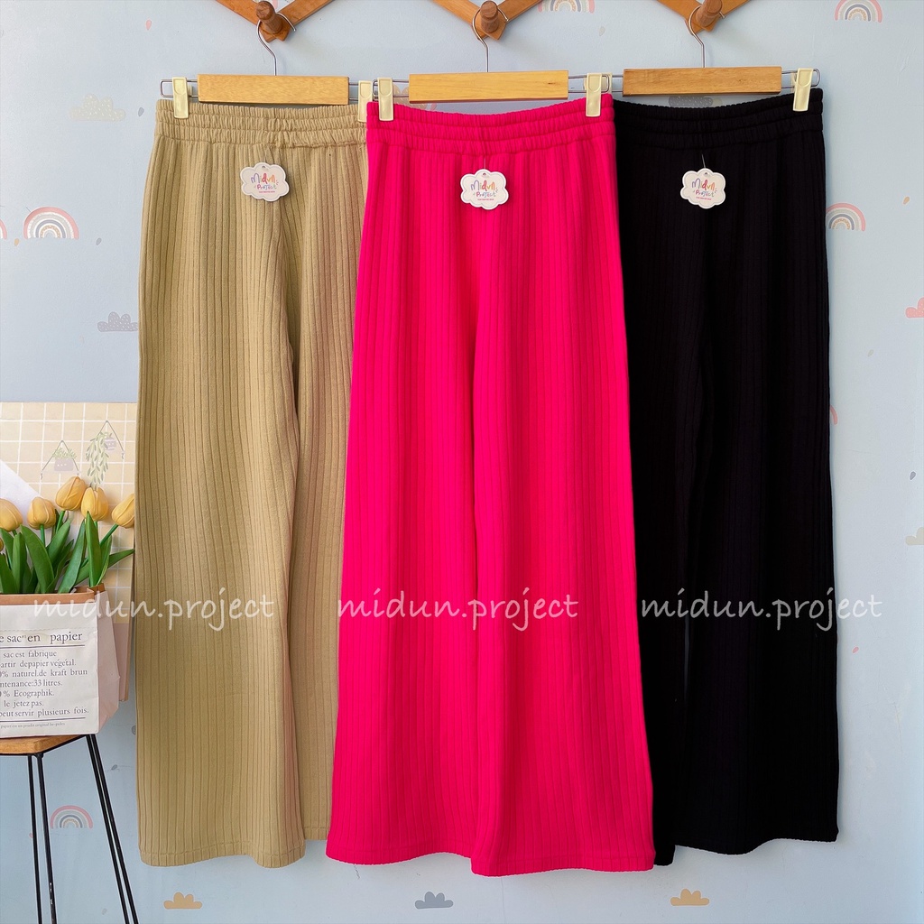 CELANA KULOT KNIT HIGHWAIST