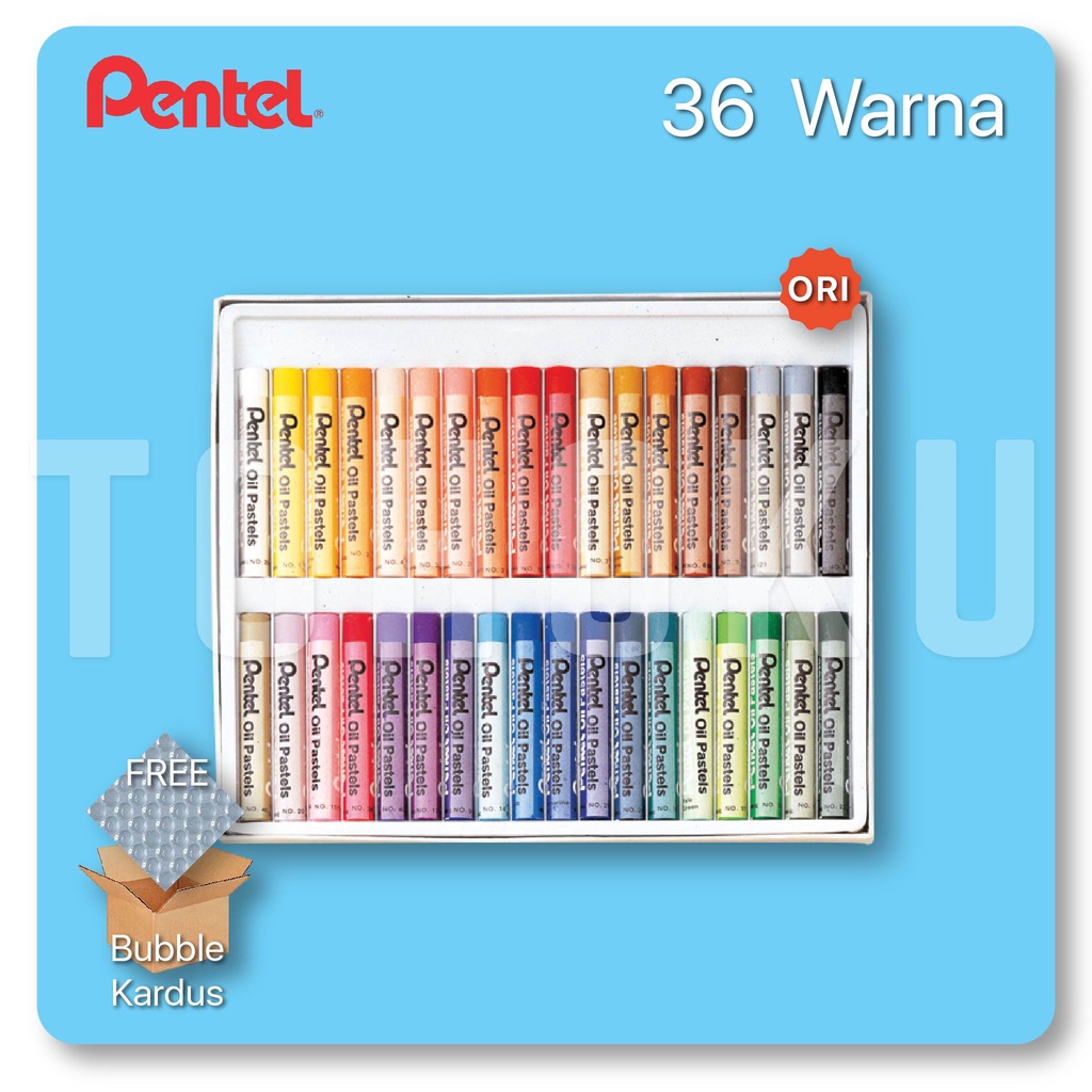 Crayon Pentel Oil Pastel Premium 36 Warna