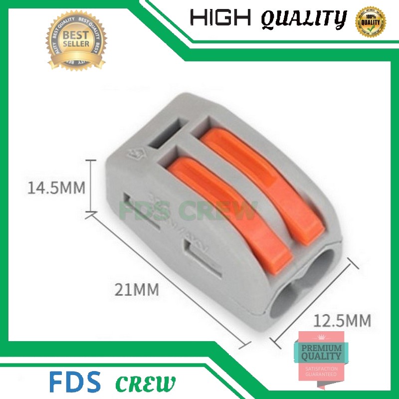 Terminal Listrik Stop Kontak Kabel Sambungan PCT Konektor 2/3/4/5/8 pin Terminal LT 422 623