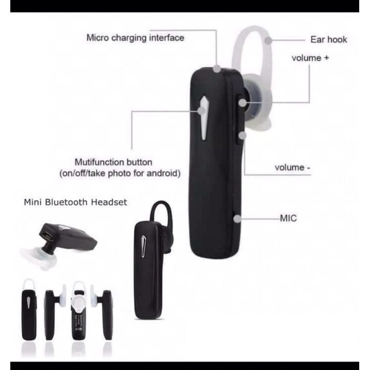 Murah Headset bluetooth brand mini Earphone handsfree  original universal