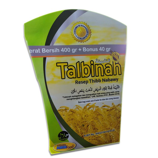 

Tepung Gandum TALBINAH Resep Thibb Nabawy 400gr + 40 gr