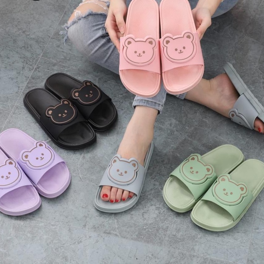 SANDAL SELOP JELLY TEDDY BEAR IMPORT