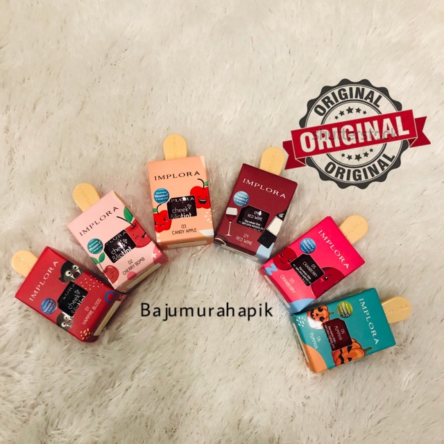 Implora Cheek and Liptint/ lip tint implora