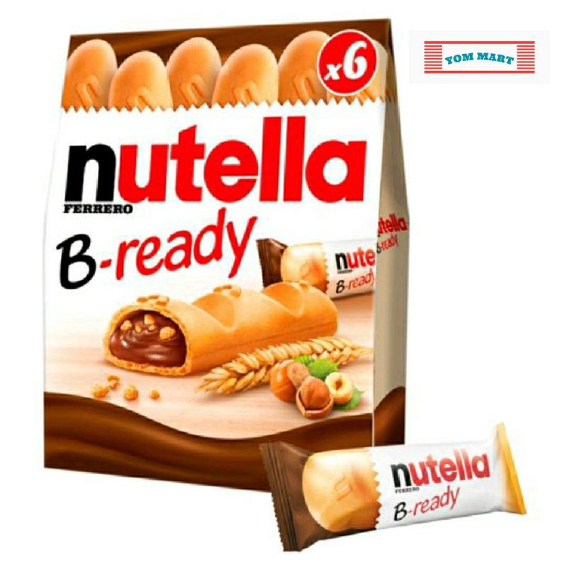 

NUTELLA FERRERO B-READY PACK ISI 6PCS 132G