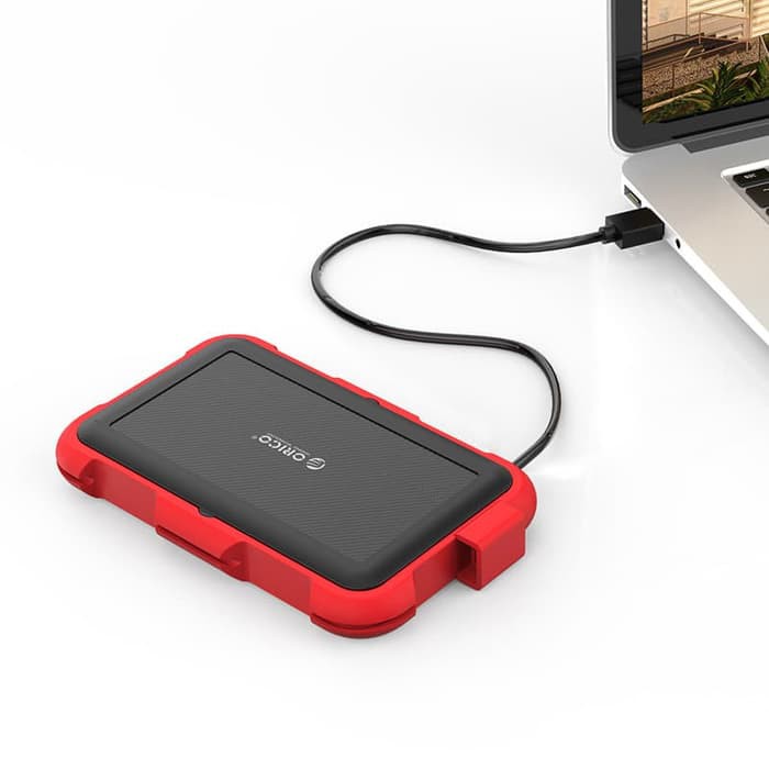 ORICO 2799U3 red silica gel 2.5Inch Triple-Protection HDD Enclosure