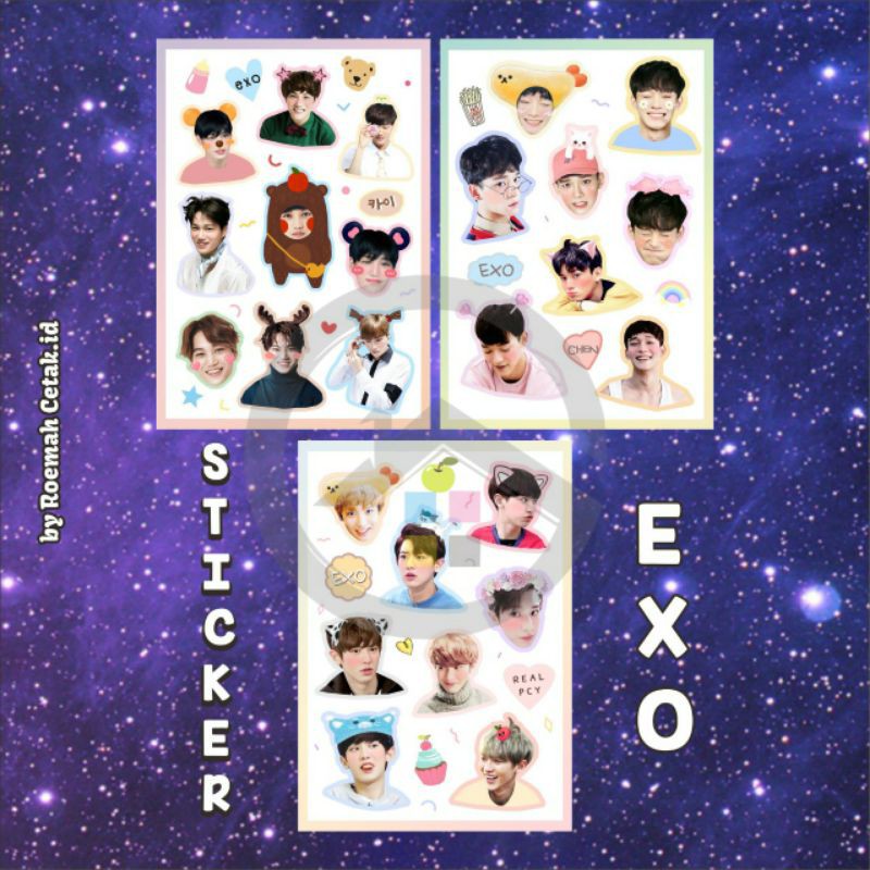 

STICKER KPOP EXO, STICKER TUMBLR AESTHETIC STIKER BISA DITEMPEL DILAPTOP,HANDPONE,BINDER HAPPY SHOPPING